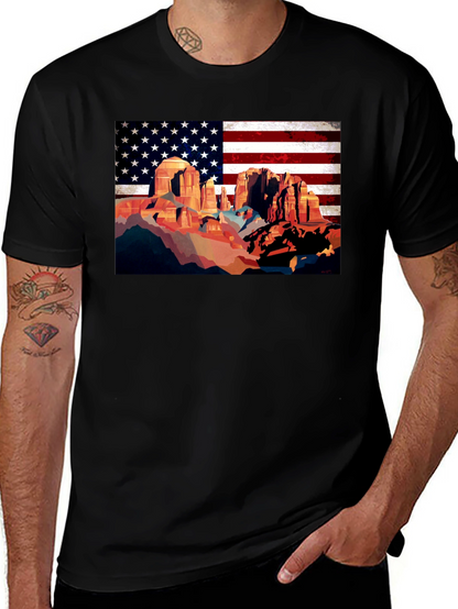 American Southwest Desert Scene Graphic Tee