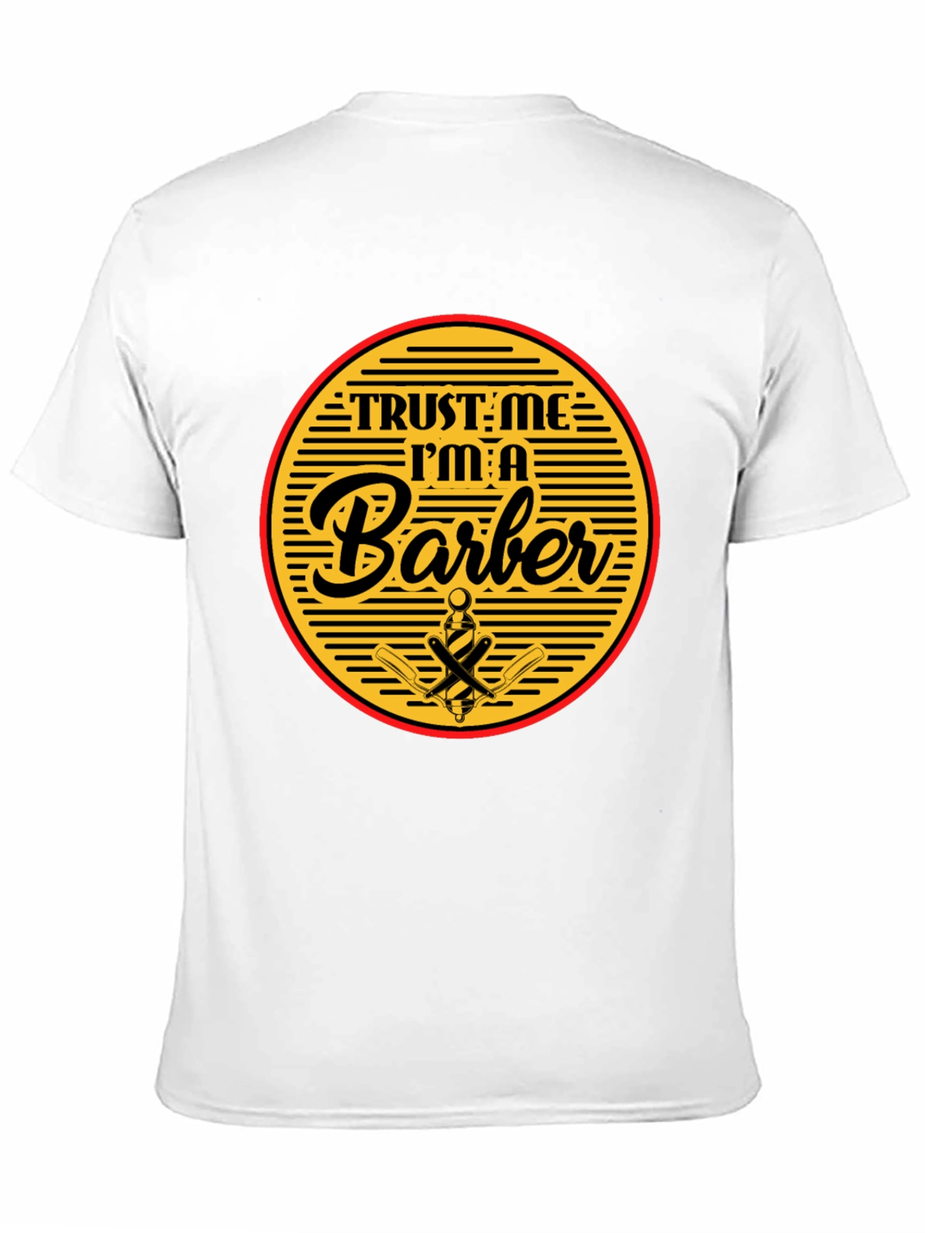 Trust Me Im A Barber Black T-Shirt
