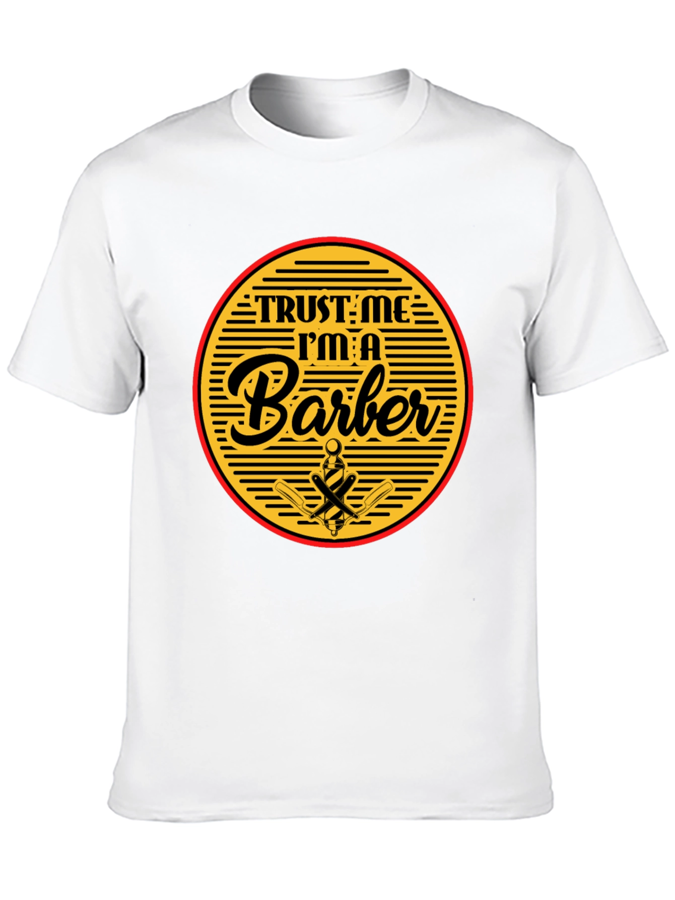 Trust Me Im A Barber Black T-Shirt