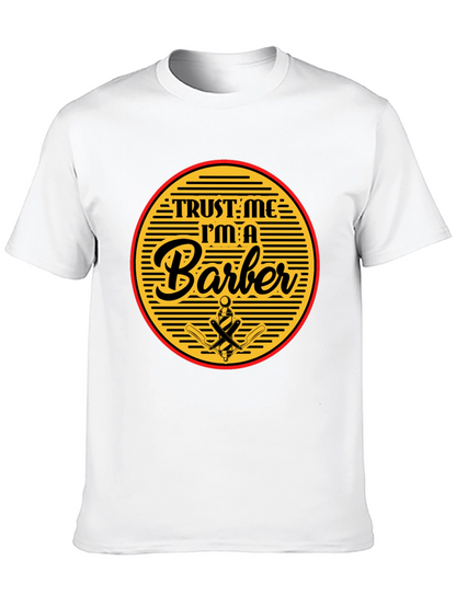Trust Me Im A Barber Black T-Shirt