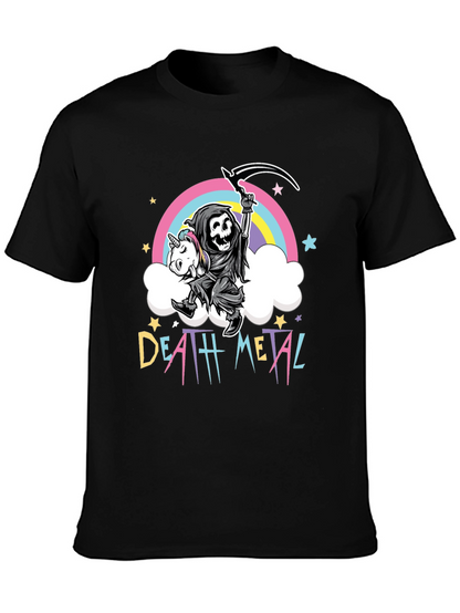 Death Metal Grim Reaper Unicorn T-Shirt