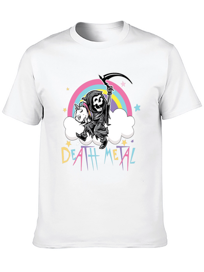 Death Metal Grim Reaper Unicorn T-Shirt