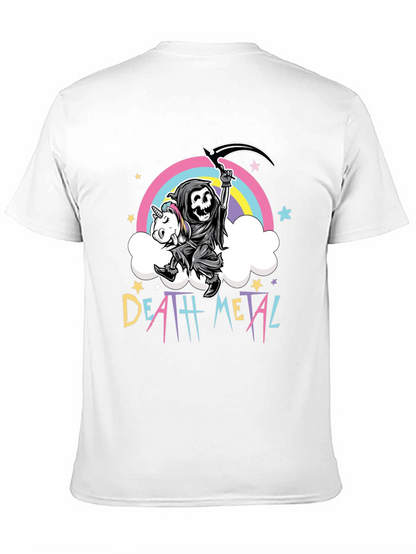 Death Metal Grim Reaper Unicorn T-Shirt
