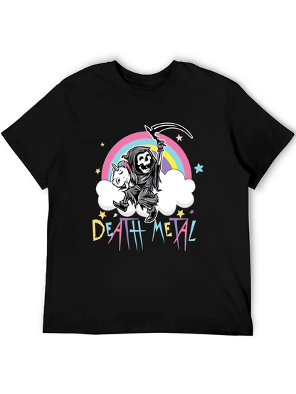 Death Metal Grim Reaper Unicorn T-Shirt