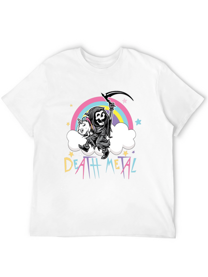 Death Metal Grim Reaper Unicorn T-Shirt
