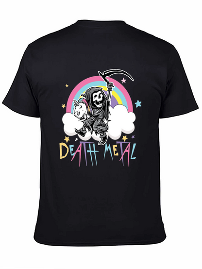 Death Metal Grim Reaper Unicorn T-Shirt