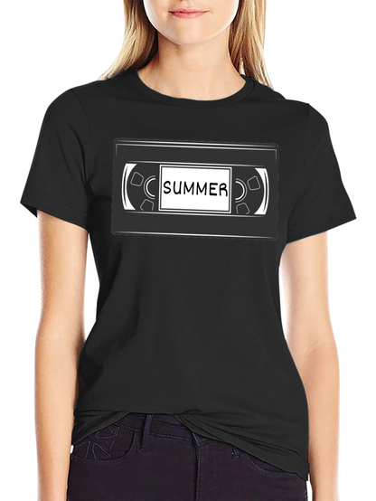 Retro Summer VHS Tape Graphic T-Shirt