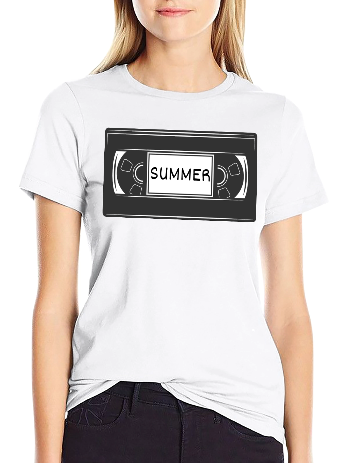 Retro Summer VHS Tape Graphic T-Shirt