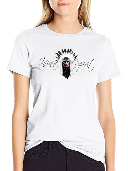 Mens Black T-Shirt - Infinite Spirit Graphic Tee