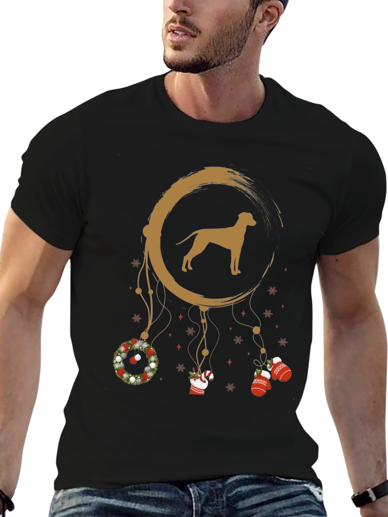 Dog Dreamcatcher Graphic Tee - Holiday Style
