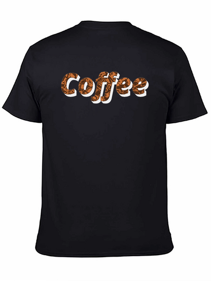 Coffee Lovers Graphic Tee - Black