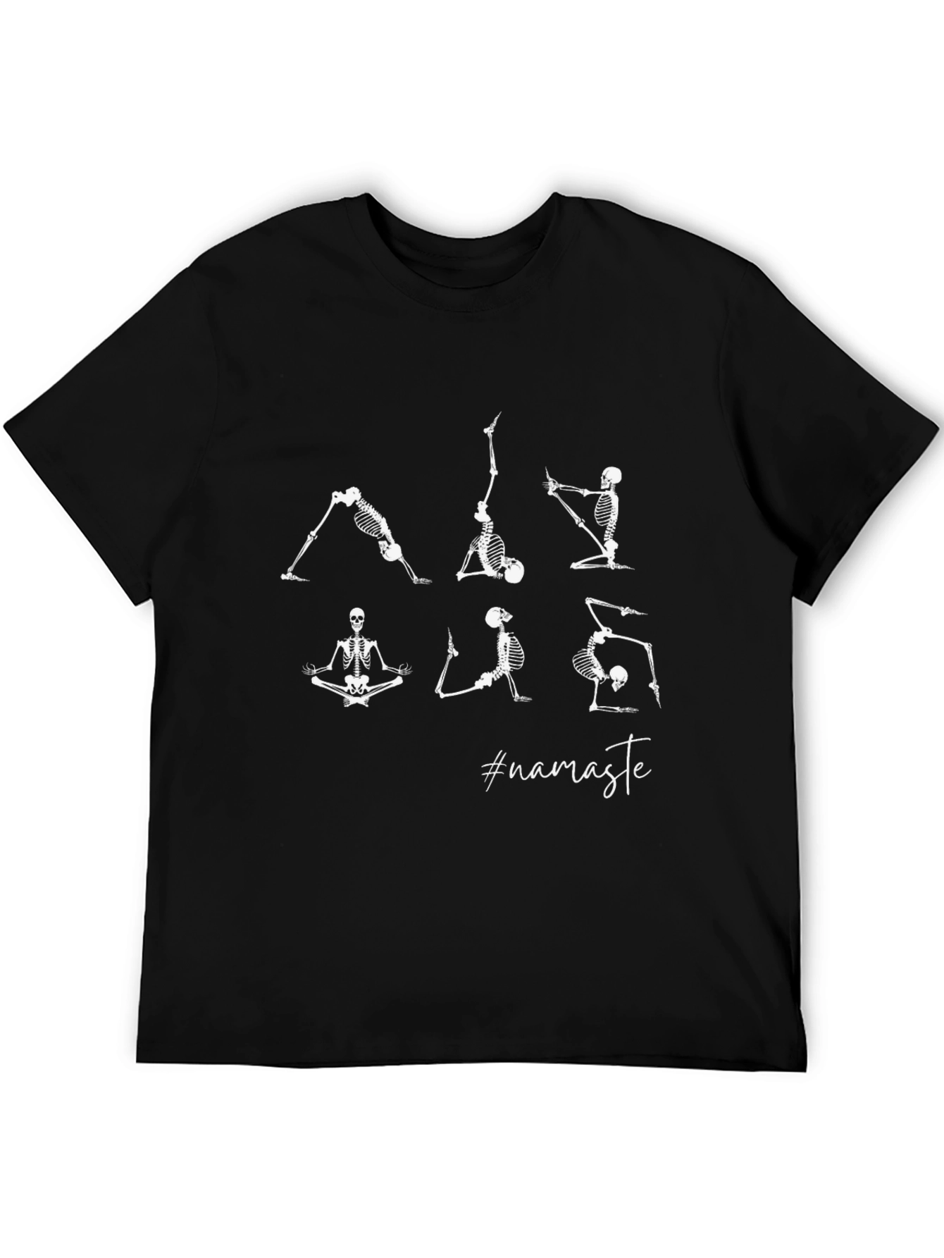 Yoga Skeleton T-Shirt - Namaste Graphic Tee