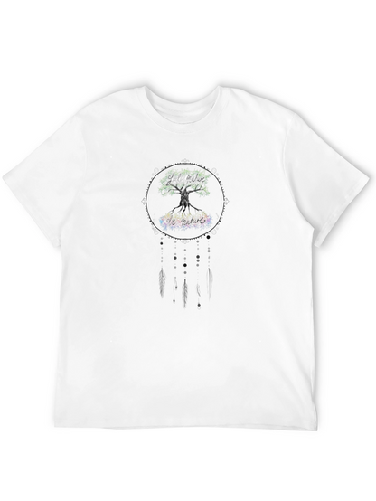 Nature Tree Graphic Tee - Black