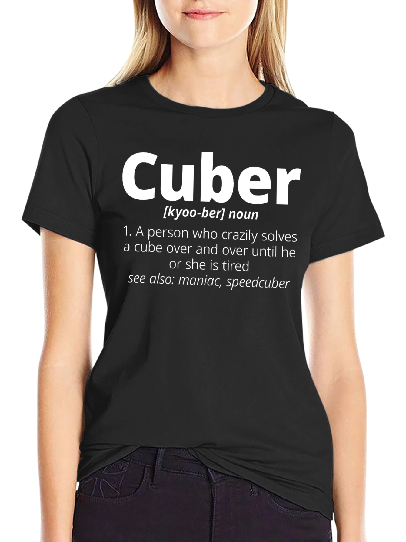 Cuber Definition T-Shirt - Solve the Cube
