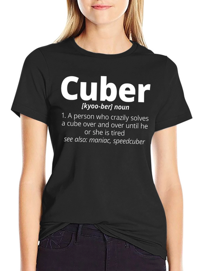 Cuber Definition T-Shirt - Solve the Cube