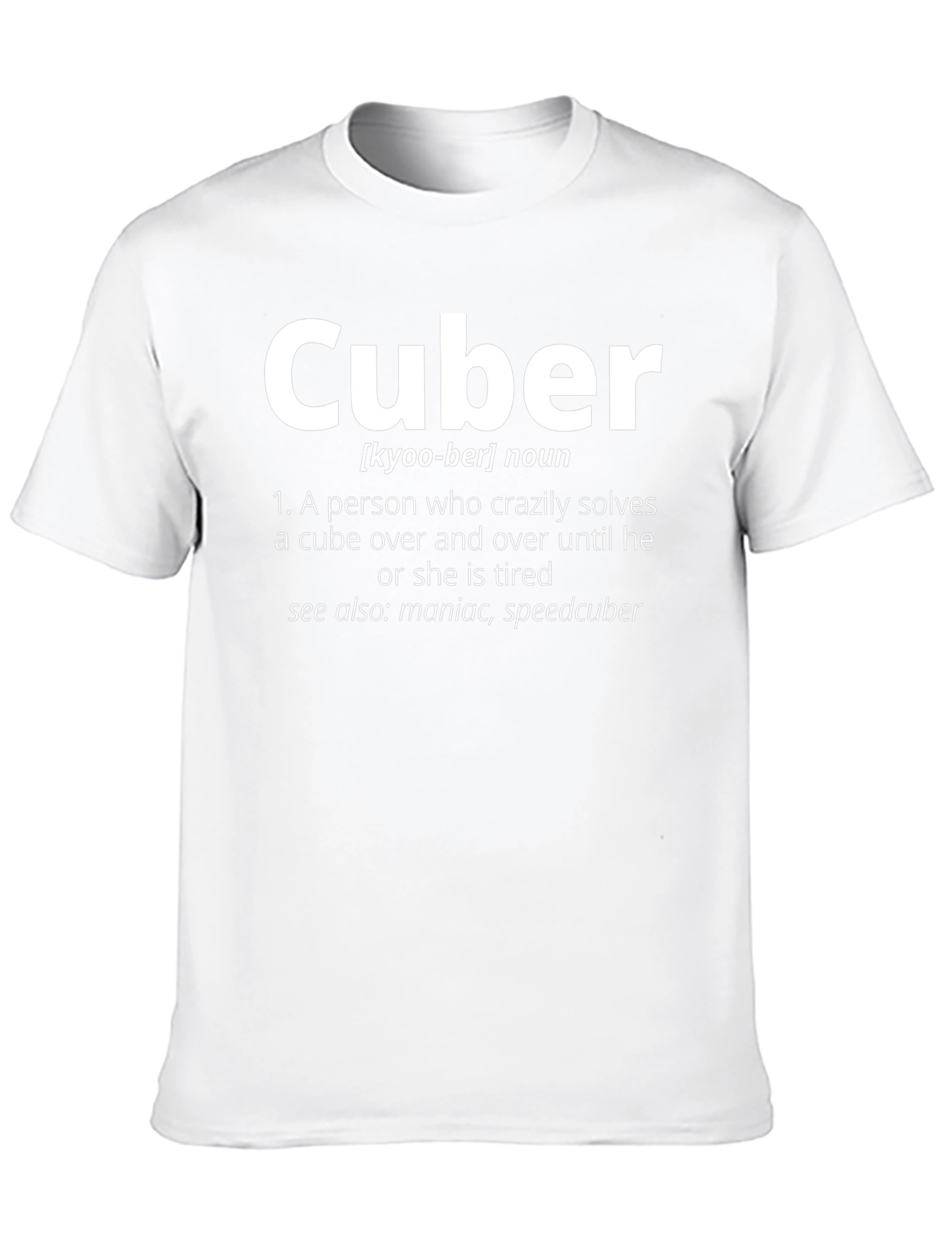 Cuber Definition T-Shirt - Solve the Cube