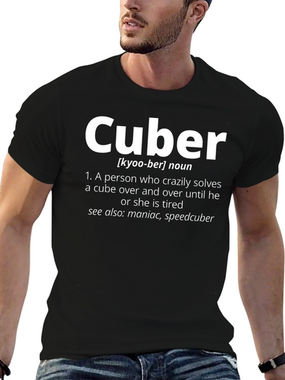 Cuber Definition T-Shirt - Solve the Cube