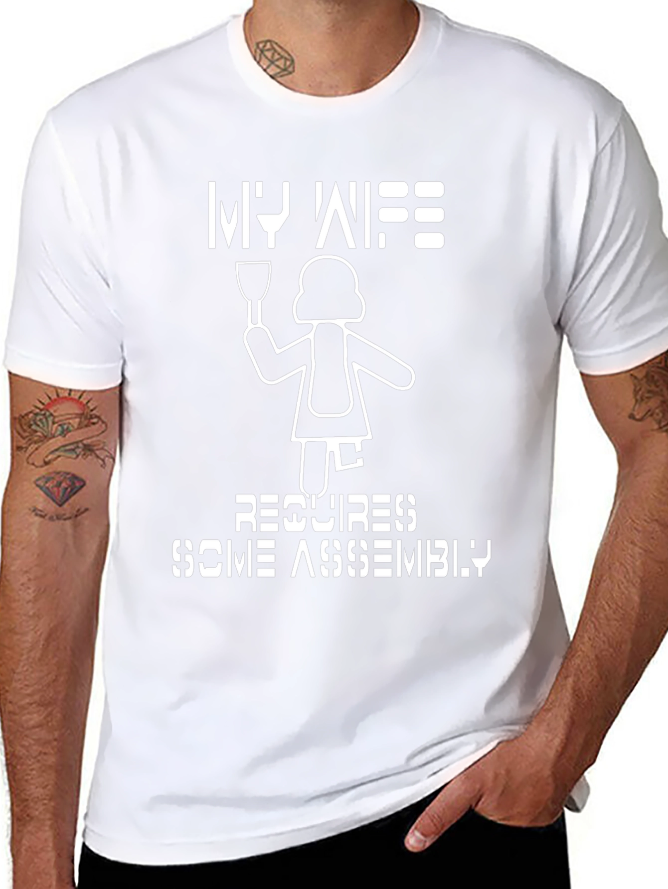 Funny My Wife Requires Some Assembly Graphic T-Shirt