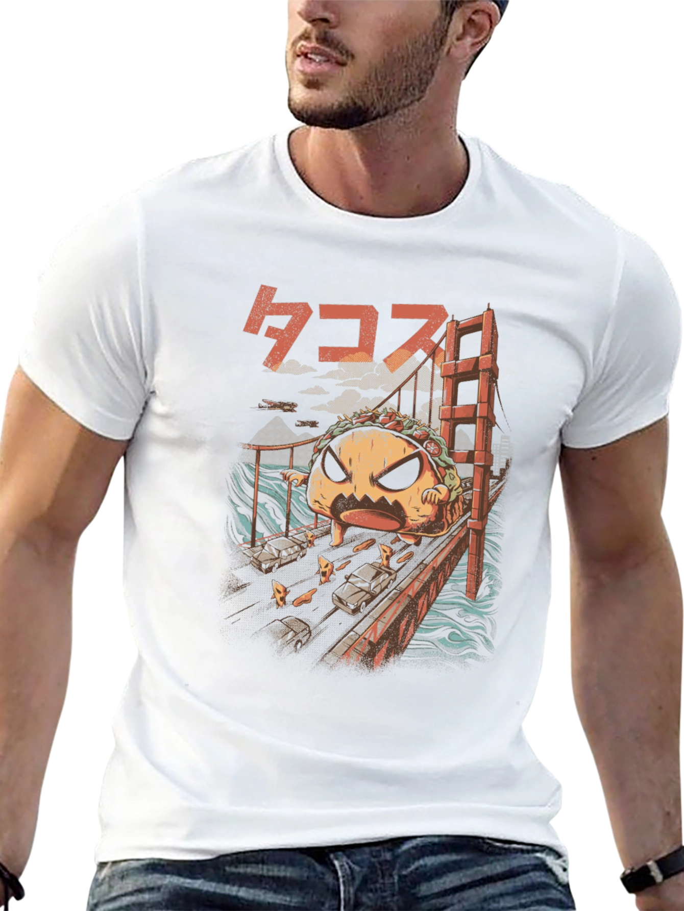 Taco Monster Bridge Graphic Tee