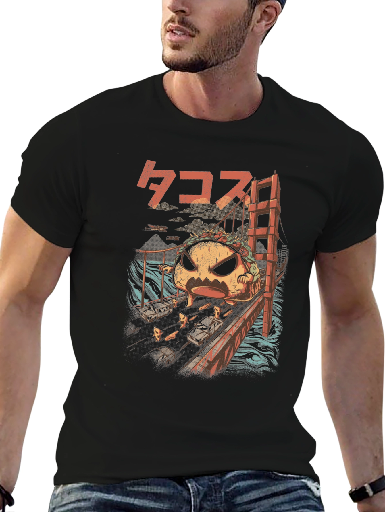 Taco Monster Bridge Graphic Tee