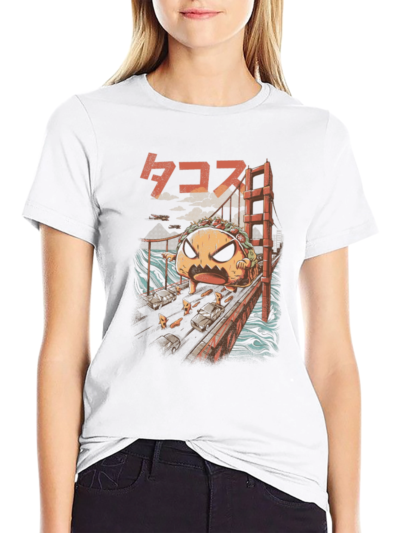 Taco Monster Bridge Graphic Tee