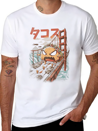 Taco Monster Bridge Graphic Tee