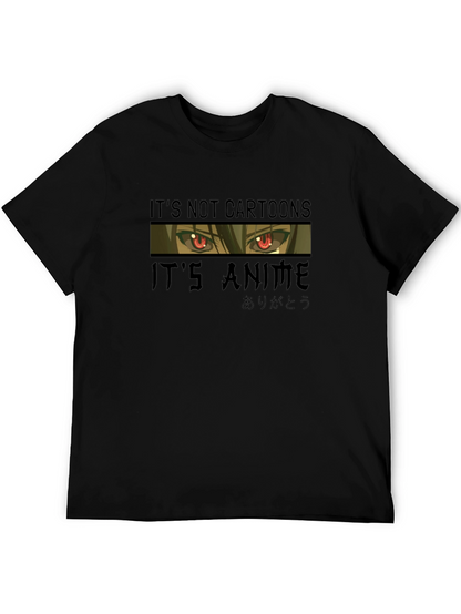 Its Not Cartoons Its Anime Graphic T-Shirt