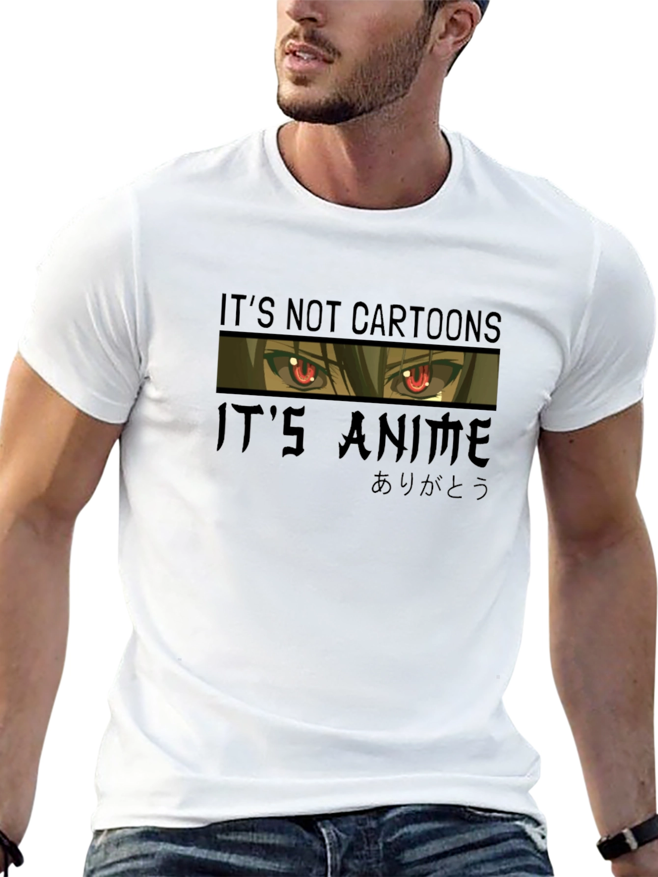 Its Not Cartoons Its Anime Graphic T-Shirt