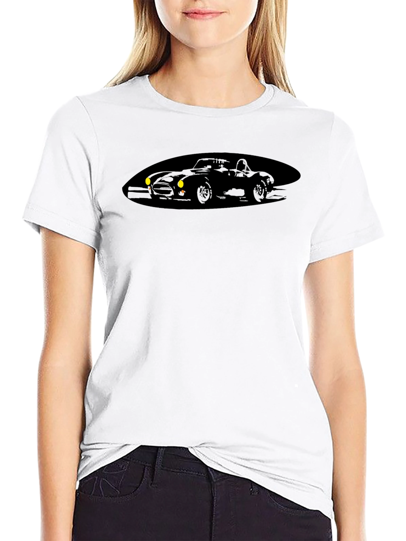Classic Car Graphic T-Shirt - Black