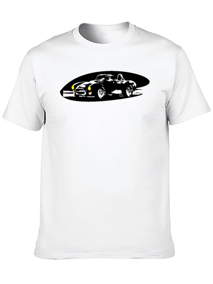 Classic Car Graphic T-Shirt - Black