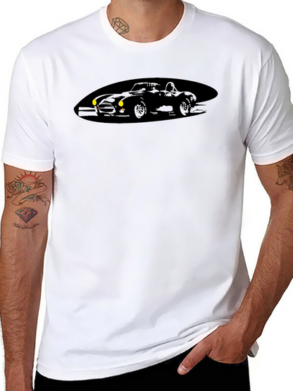 Classic Car Graphic T-Shirt - Black