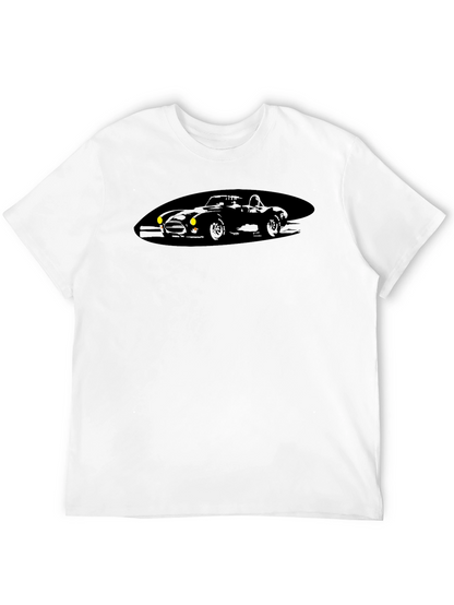 Classic Car Graphic T-Shirt - Black