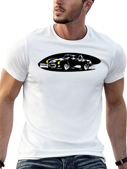 Classic Car Graphic T-Shirt - Black