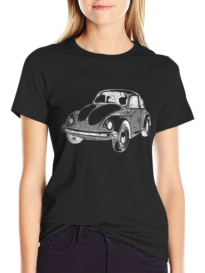 Classic Car Graphic Tee - Black