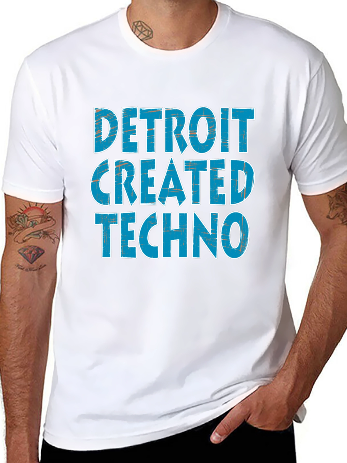 Detroit Created Techno Graphic Tee