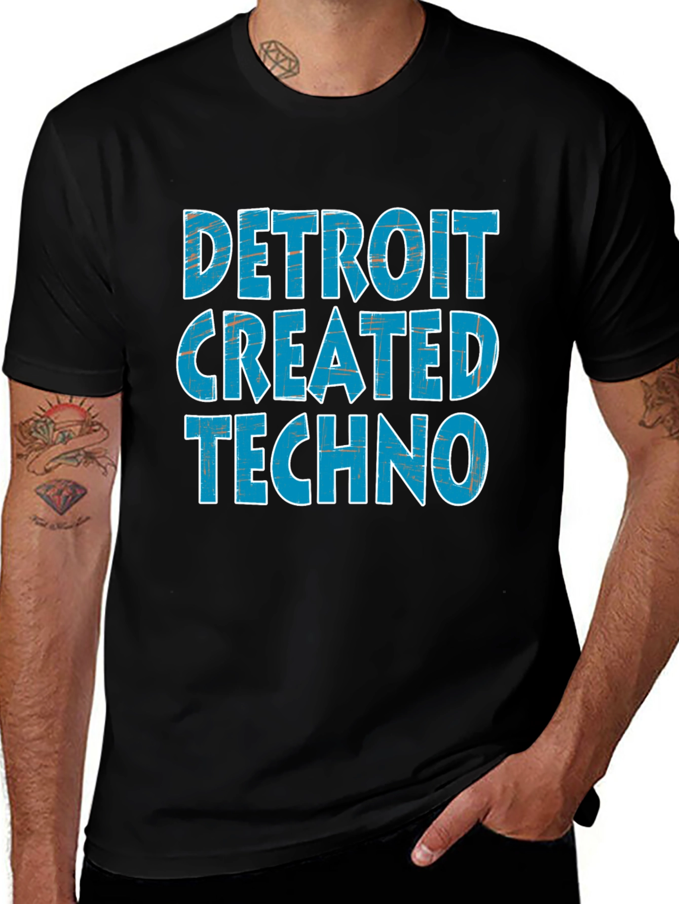 Detroit Created Techno Graphic Tee
