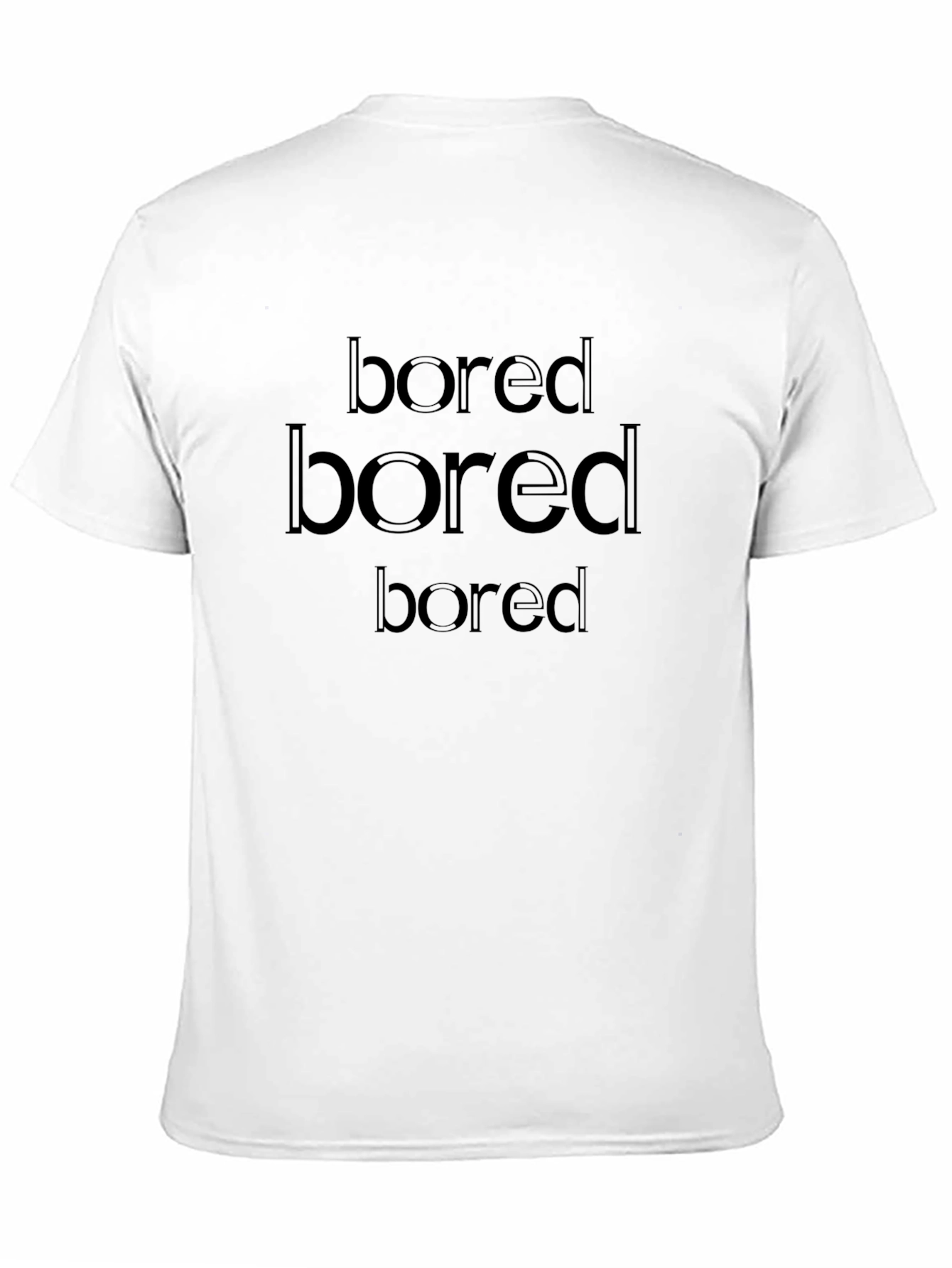 Bored Graphic Tee - Mens Black T-Shirt