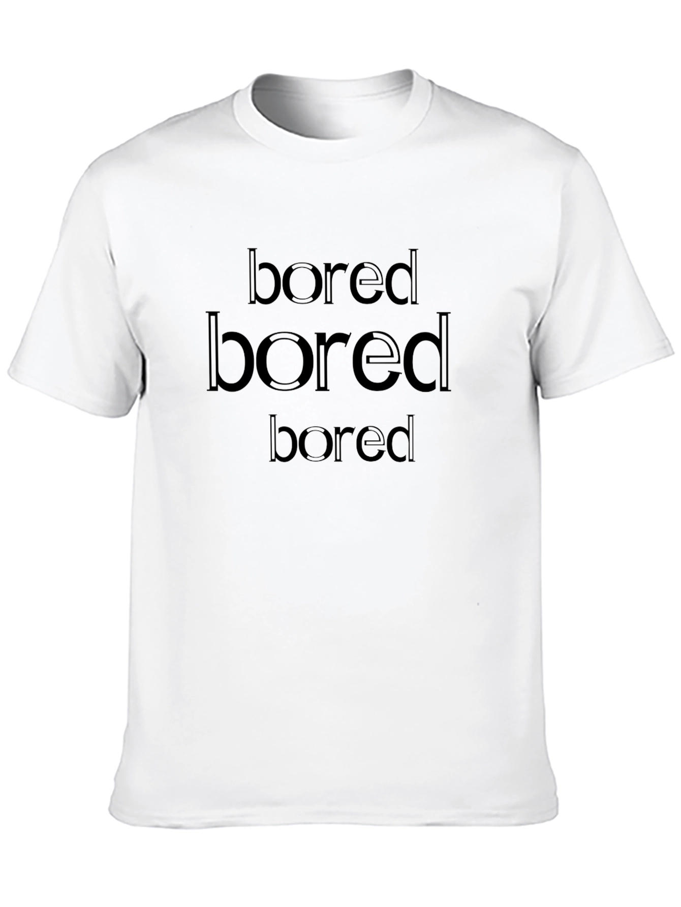 Bored Graphic Tee - Mens Black T-Shirt