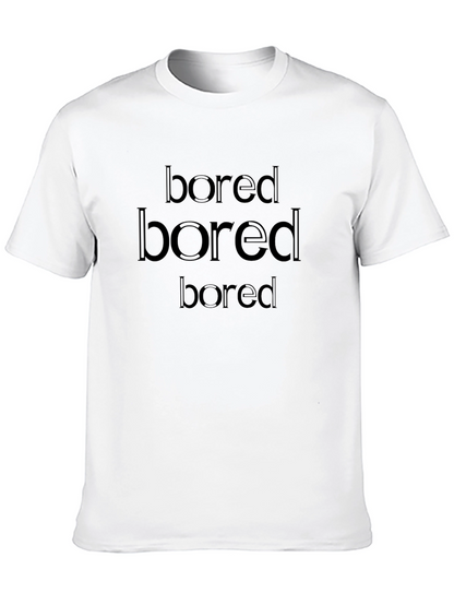Bored Graphic Tee - Mens Black T-Shirt