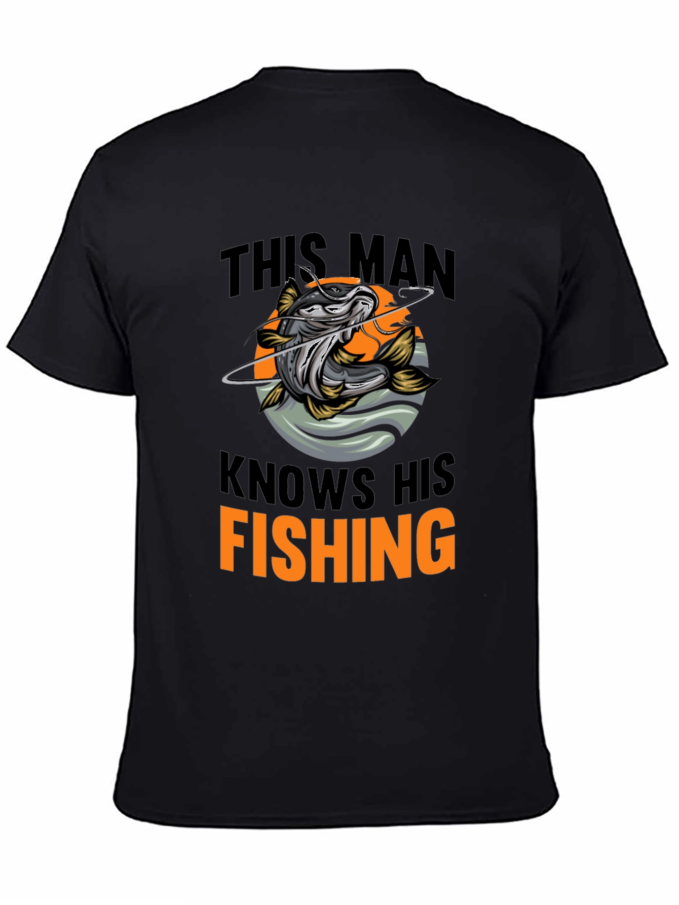 This Man Knows His Fishing Graphic T-Shirt