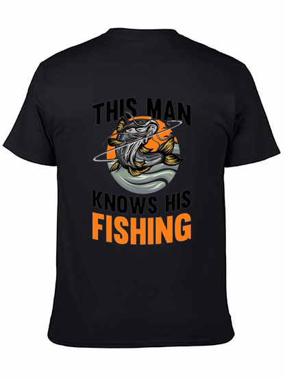 This Man Knows His Fishing Graphic T-Shirt