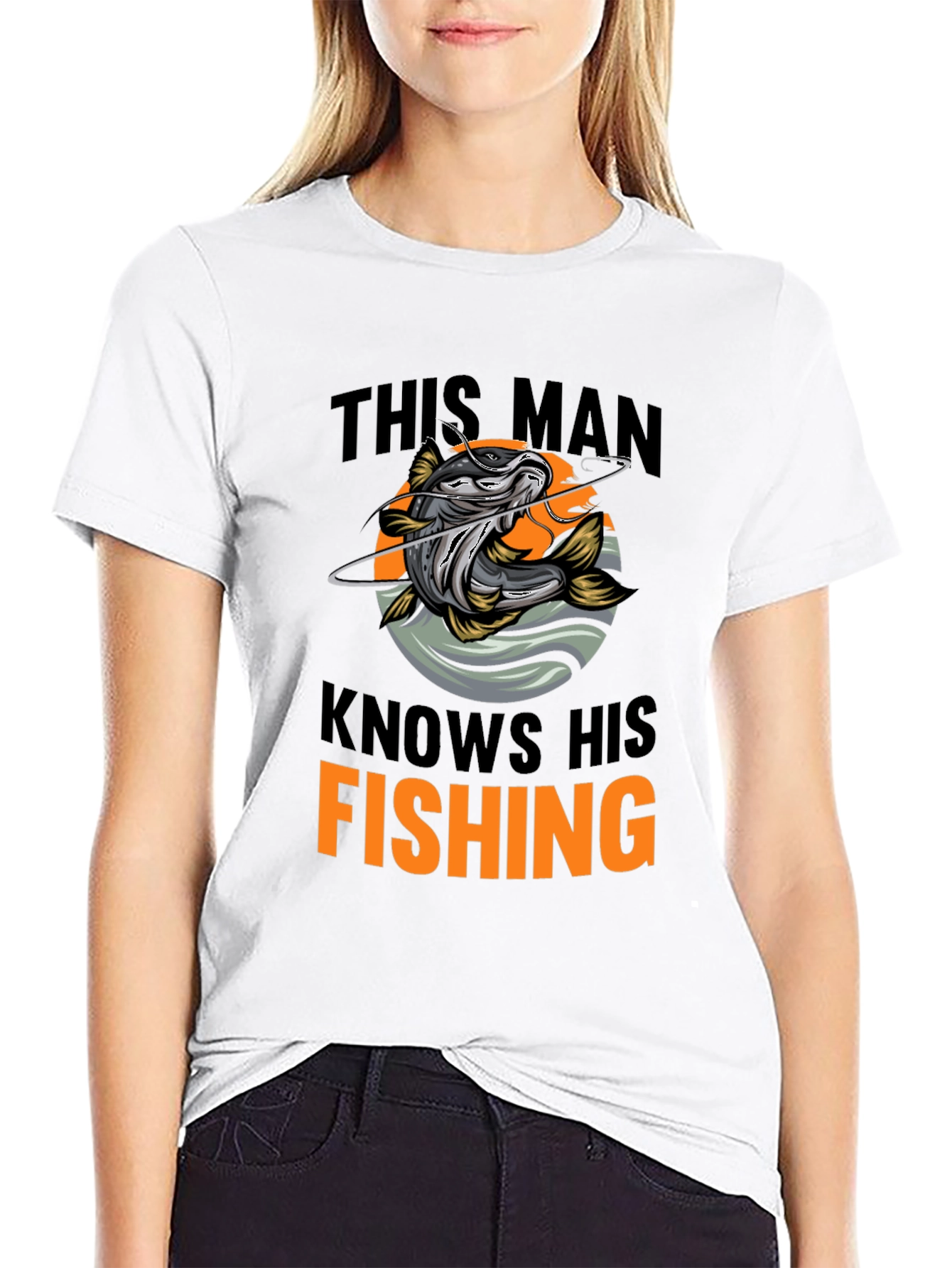 This Man Knows His Fishing Graphic T-Shirt