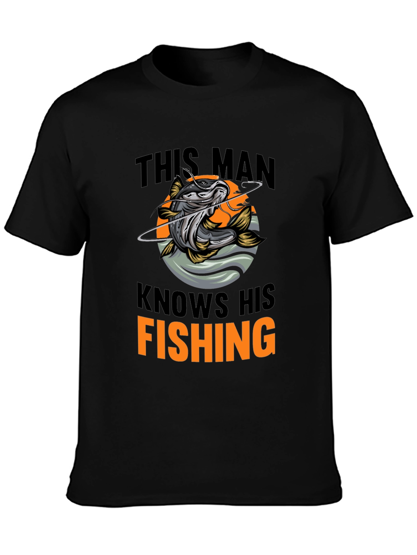 This Man Knows His Fishing Graphic T-Shirt
