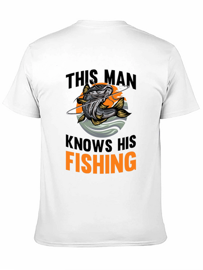 This Man Knows His Fishing Graphic T-Shirt