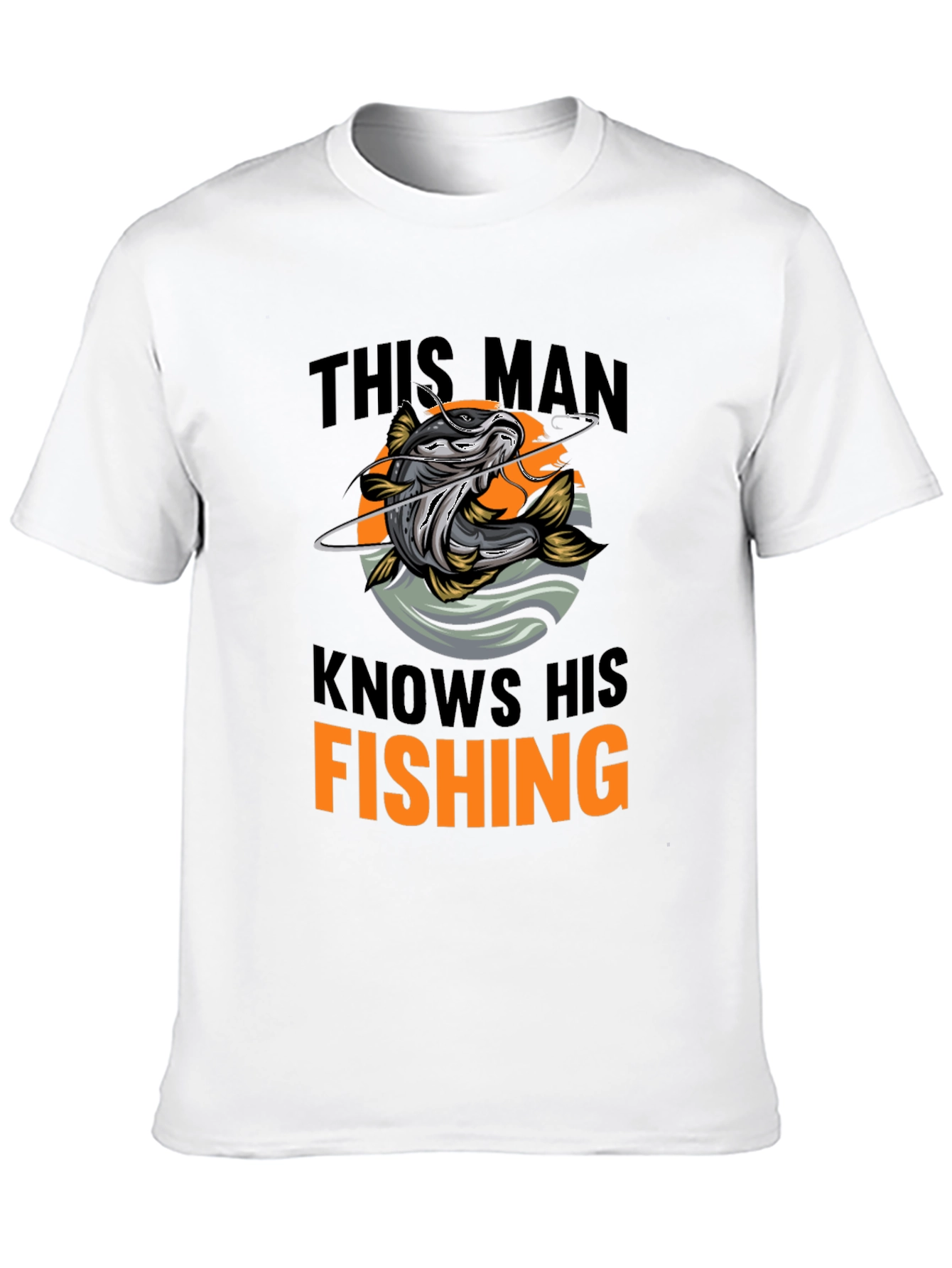 This Man Knows His Fishing Graphic T-Shirt