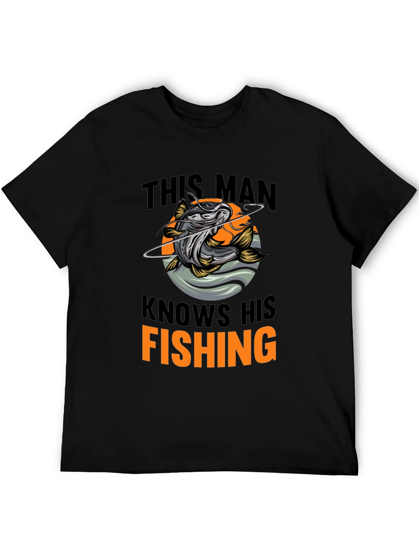 This Man Knows His Fishing Graphic T-Shirt