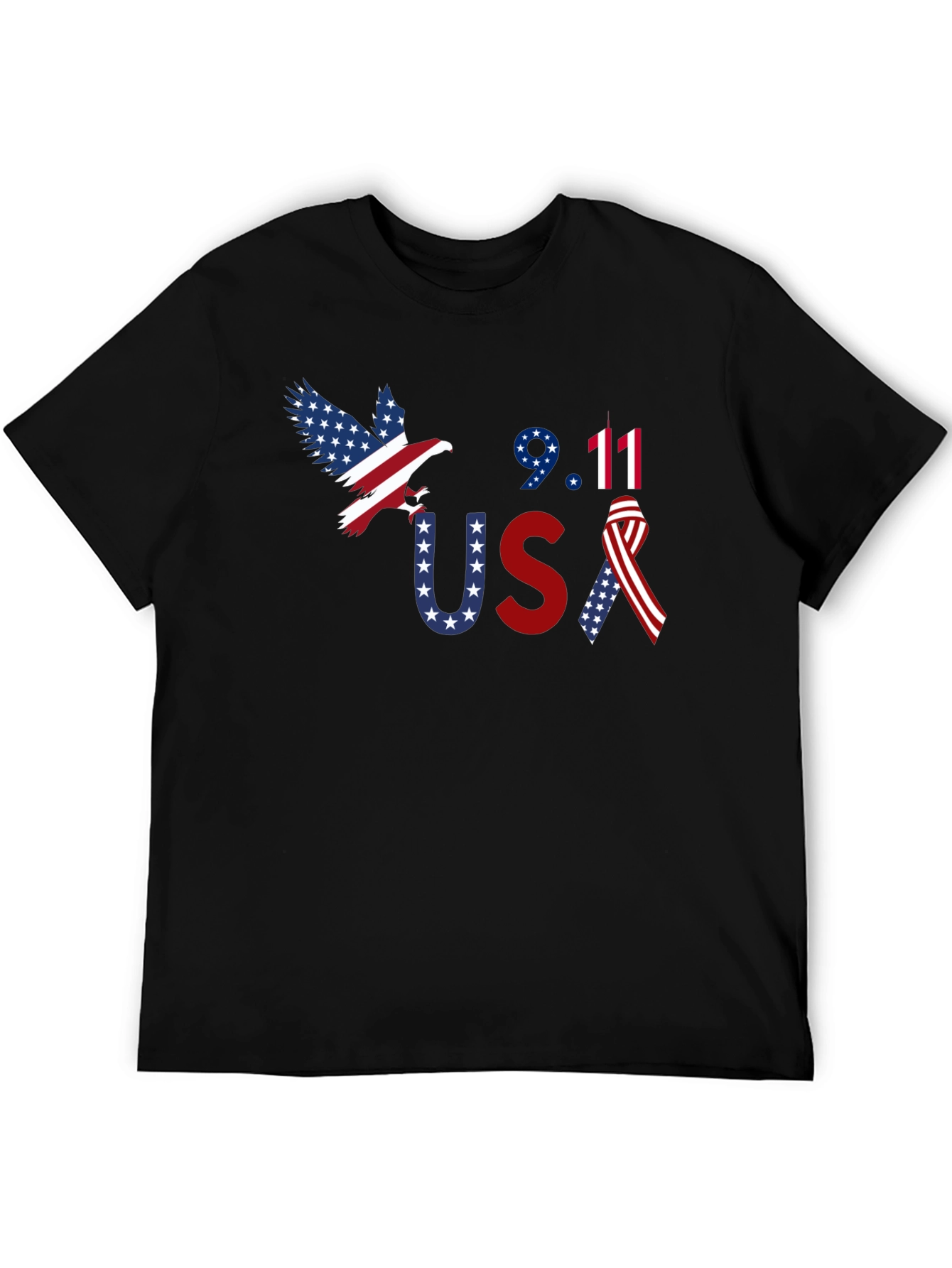 9/11 Patriot USA Graphic T-Shirt