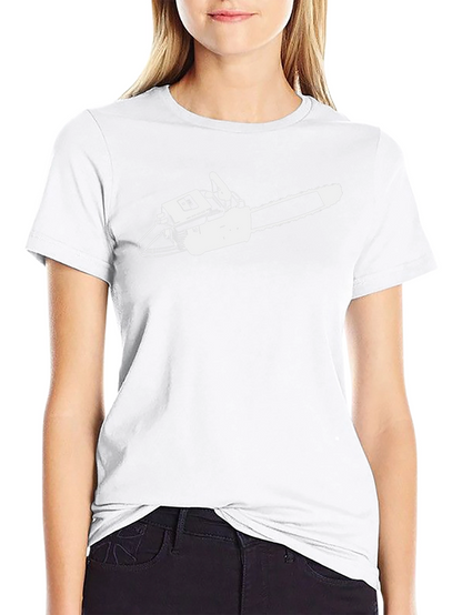 Chainsaw Graphic Tee - Mens Black T-Shirt