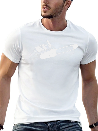 Chainsaw Graphic Tee - Mens Black T-Shirt
