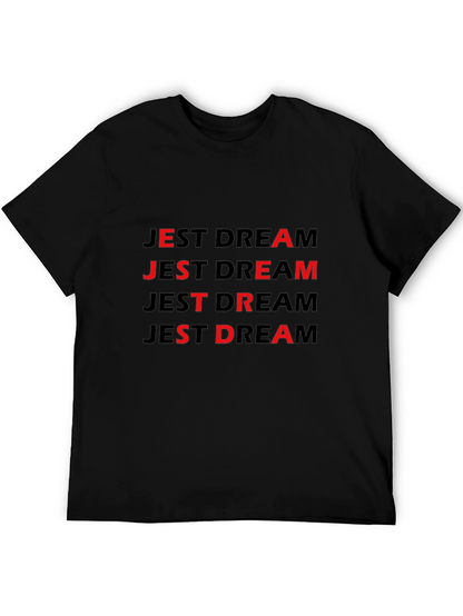 Jest Dream Black Graphic T-Shirt